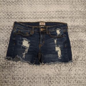 Mudd Ripped Jean Shorts